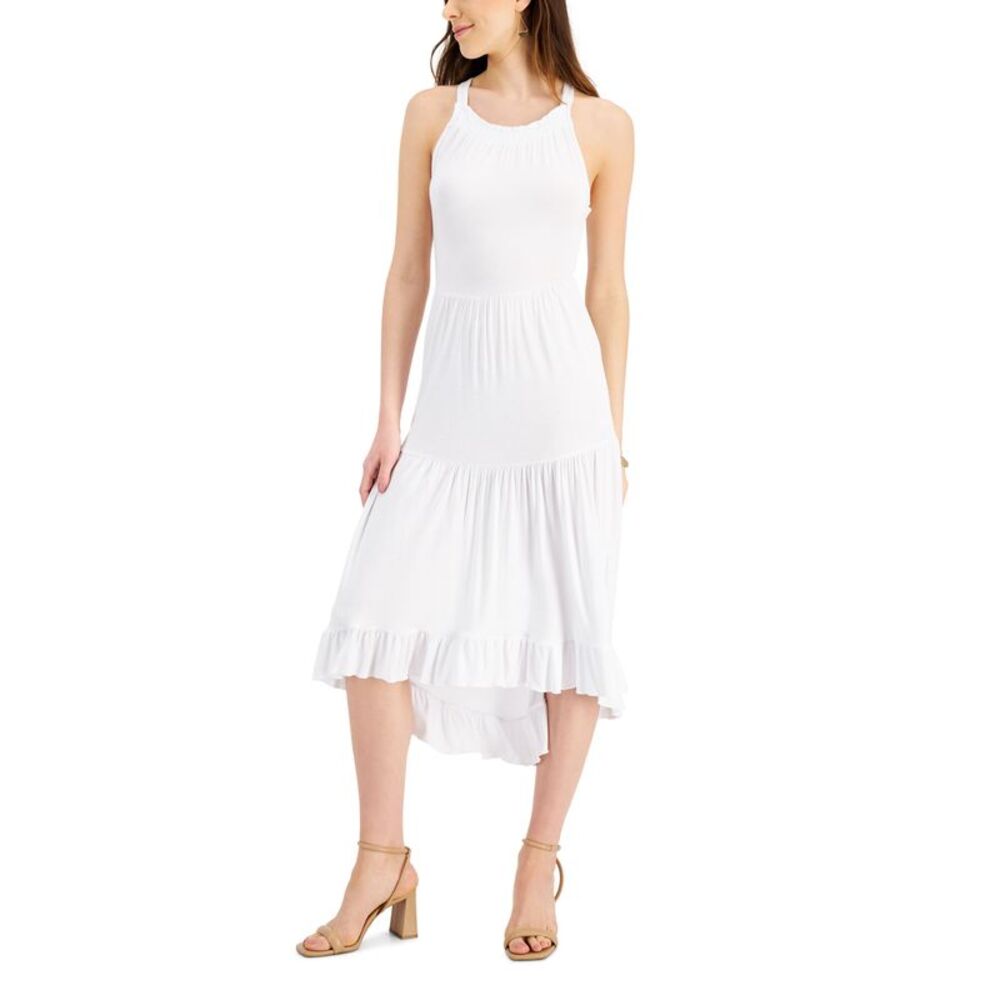 Willow Drive Tiered High Low Sleeveless Dress